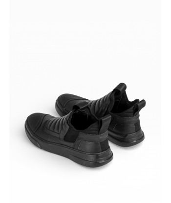 DAMPER BRUNO BORDESE PELLE NERO