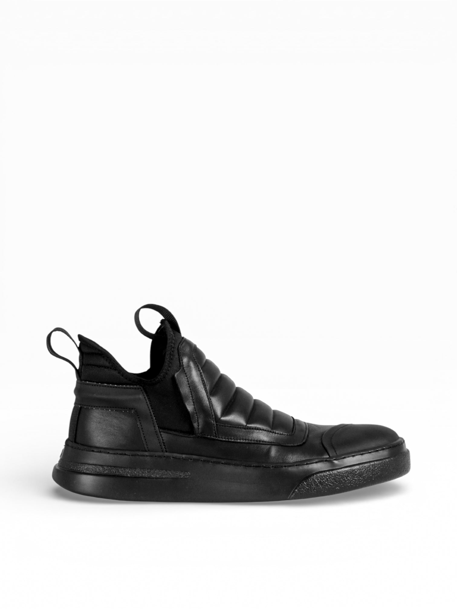 DAMPER - Black leather black sole