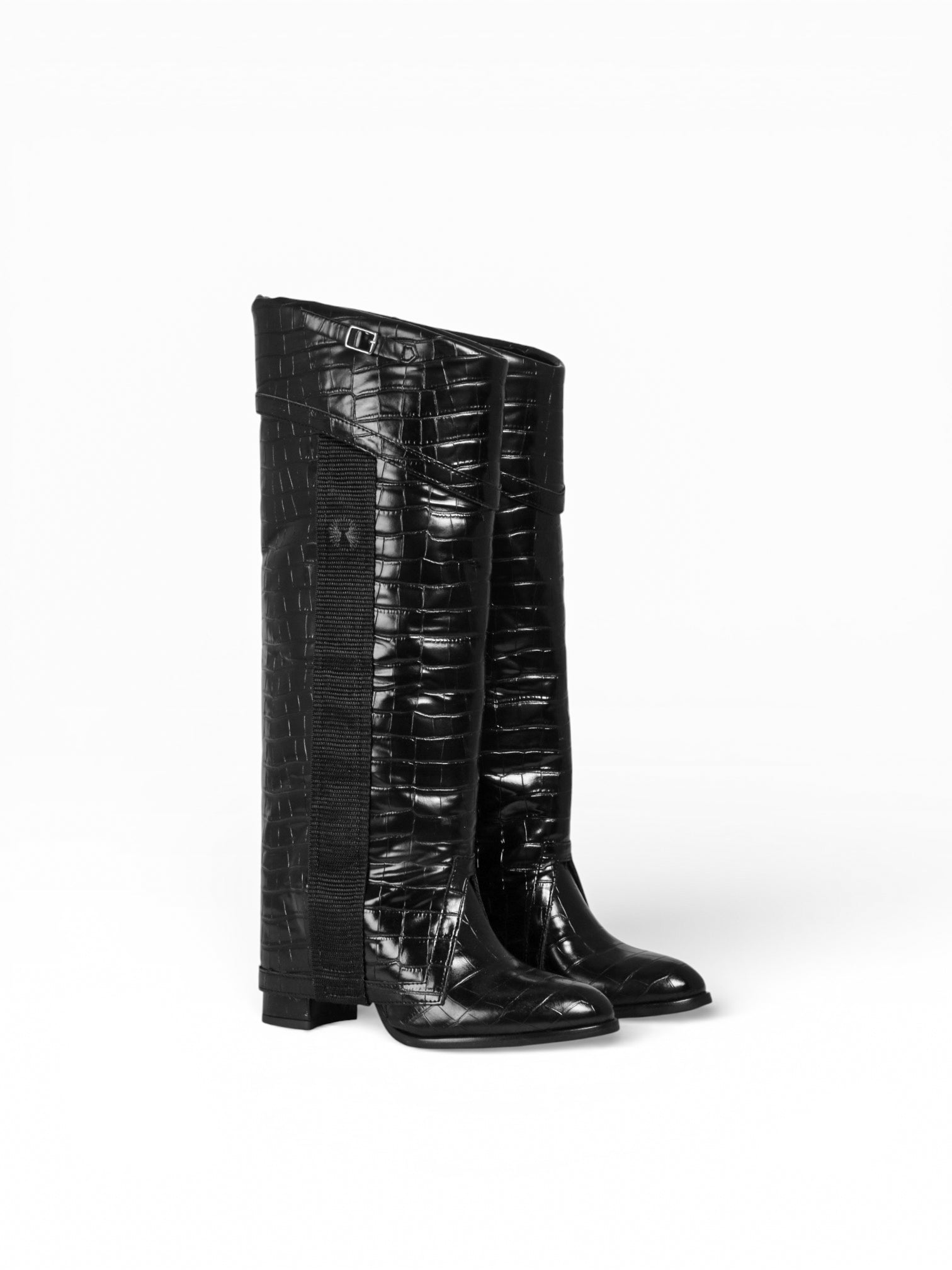 BB SERRA BLACK ECOCROCCO BLACK SOLE