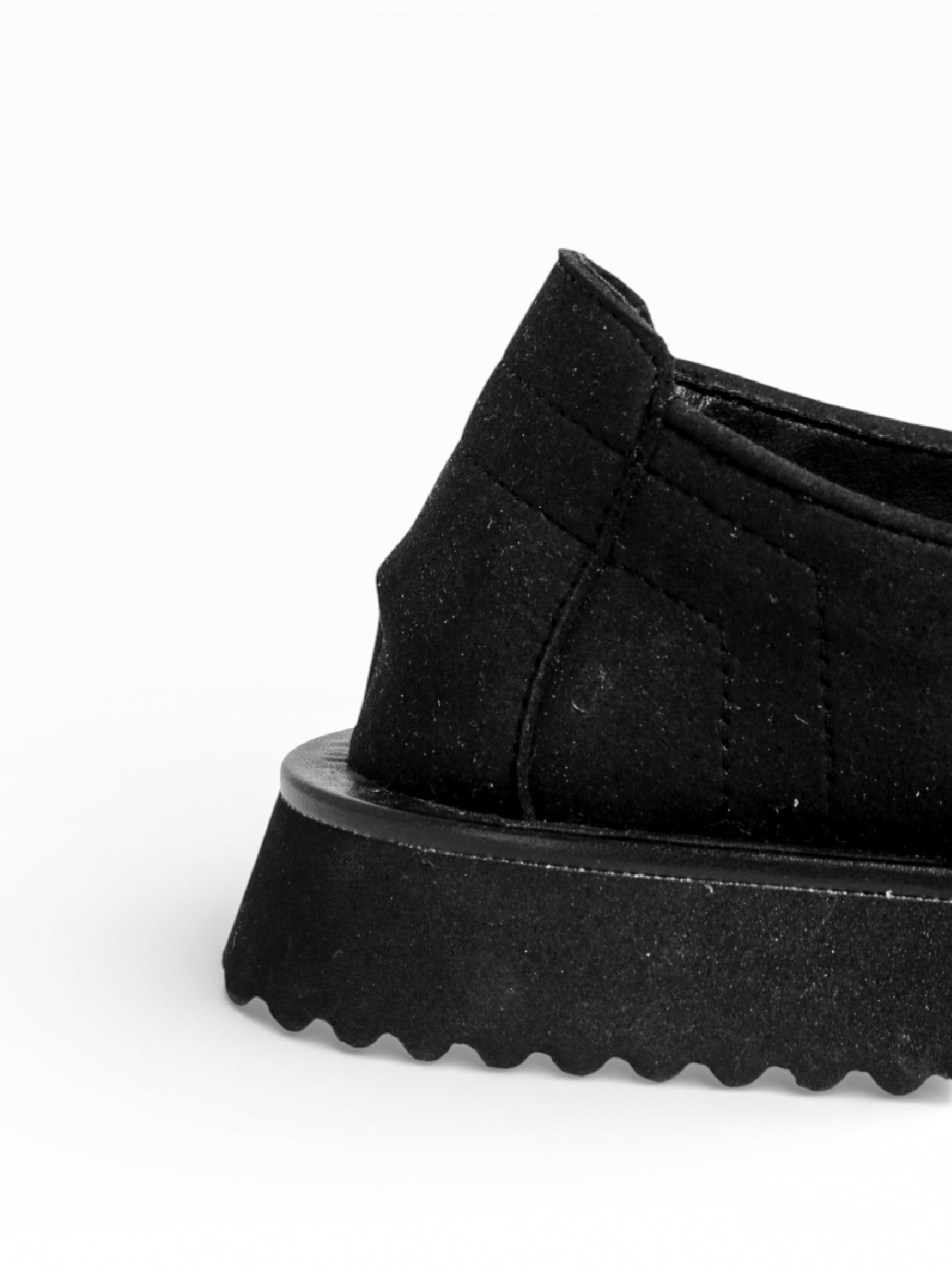 LOAFER BLACK SUEDE BLACK SOLE