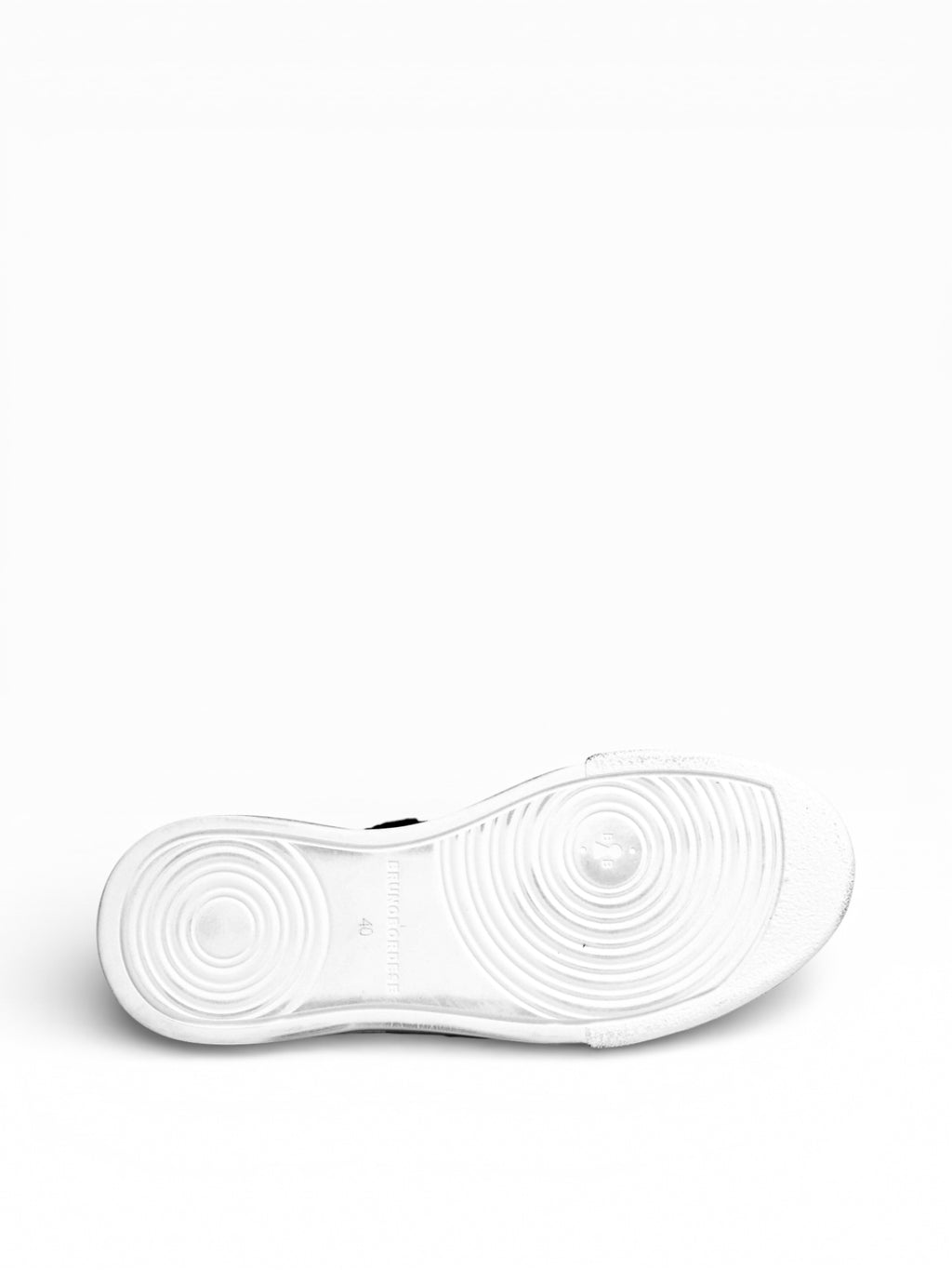 DAMPER WASHED BLACK SUEDE WHITE SOLE