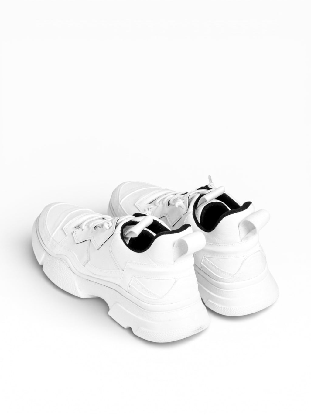 RUNNING WHITE LEATHER WHITE SOLE