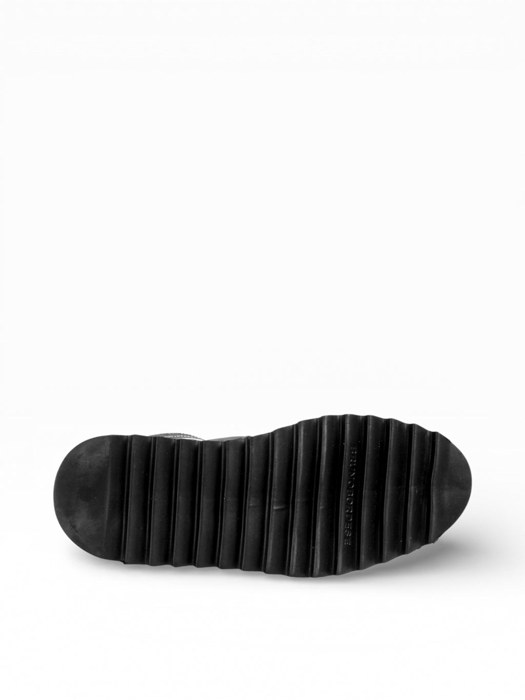 BURNING ACID BLACK LEATHER BLACK SOLE