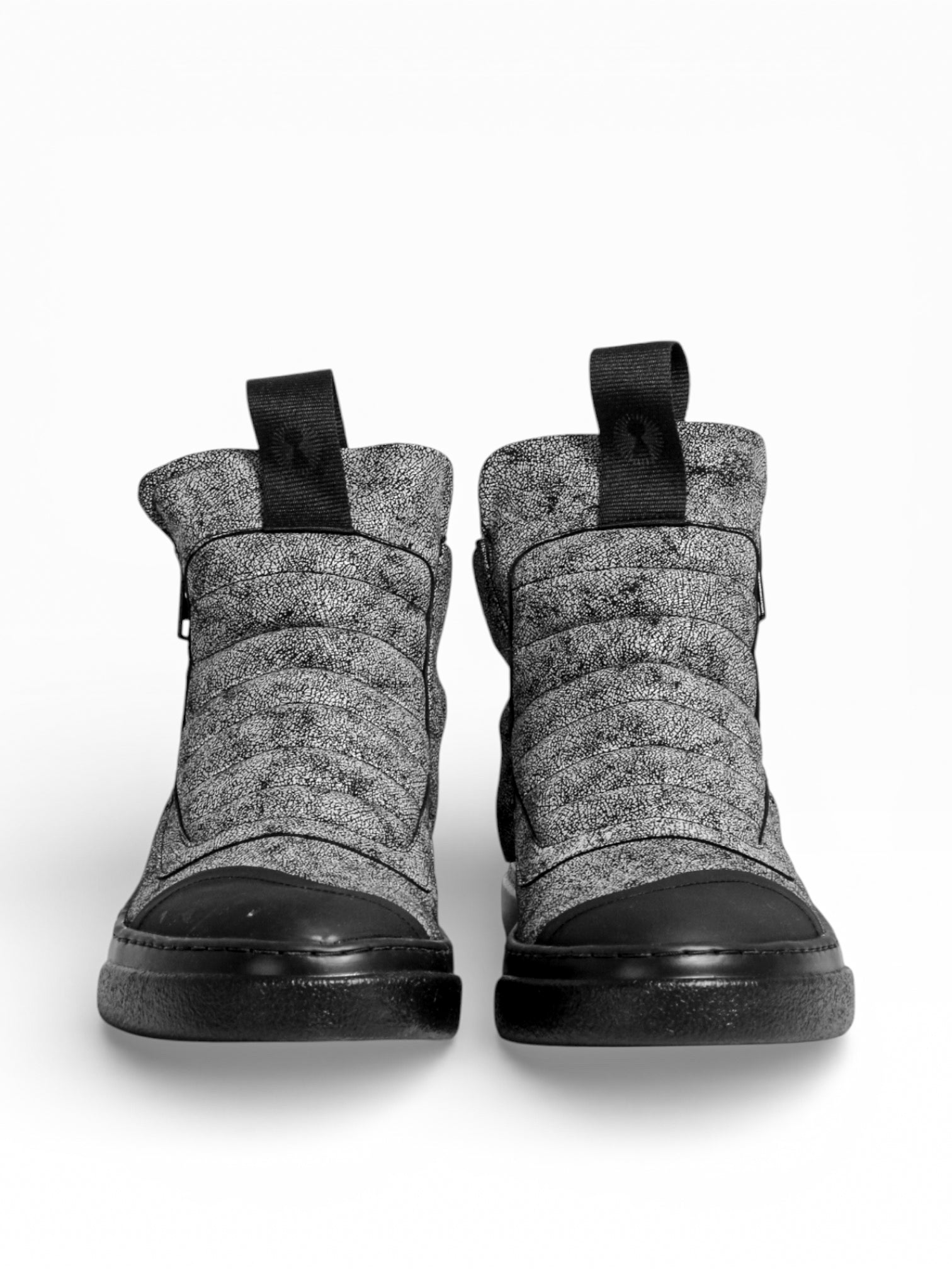 DAMPERZIP BLACK CRACLE' BLACK SOLE