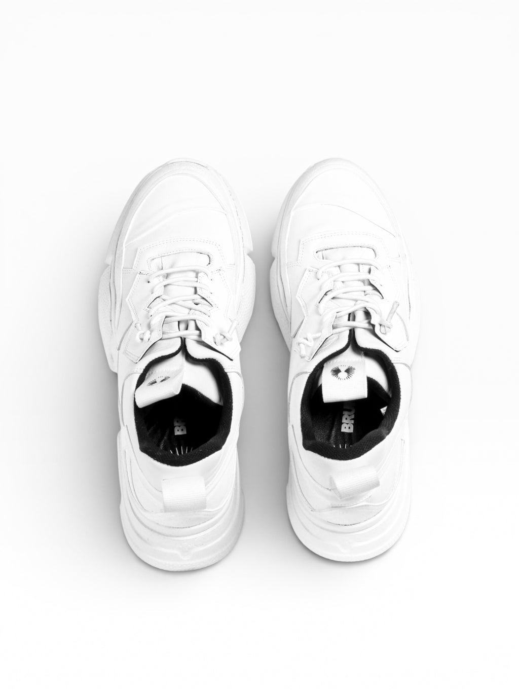 RUNNING WHITE LEATHER WHITE SOLE
