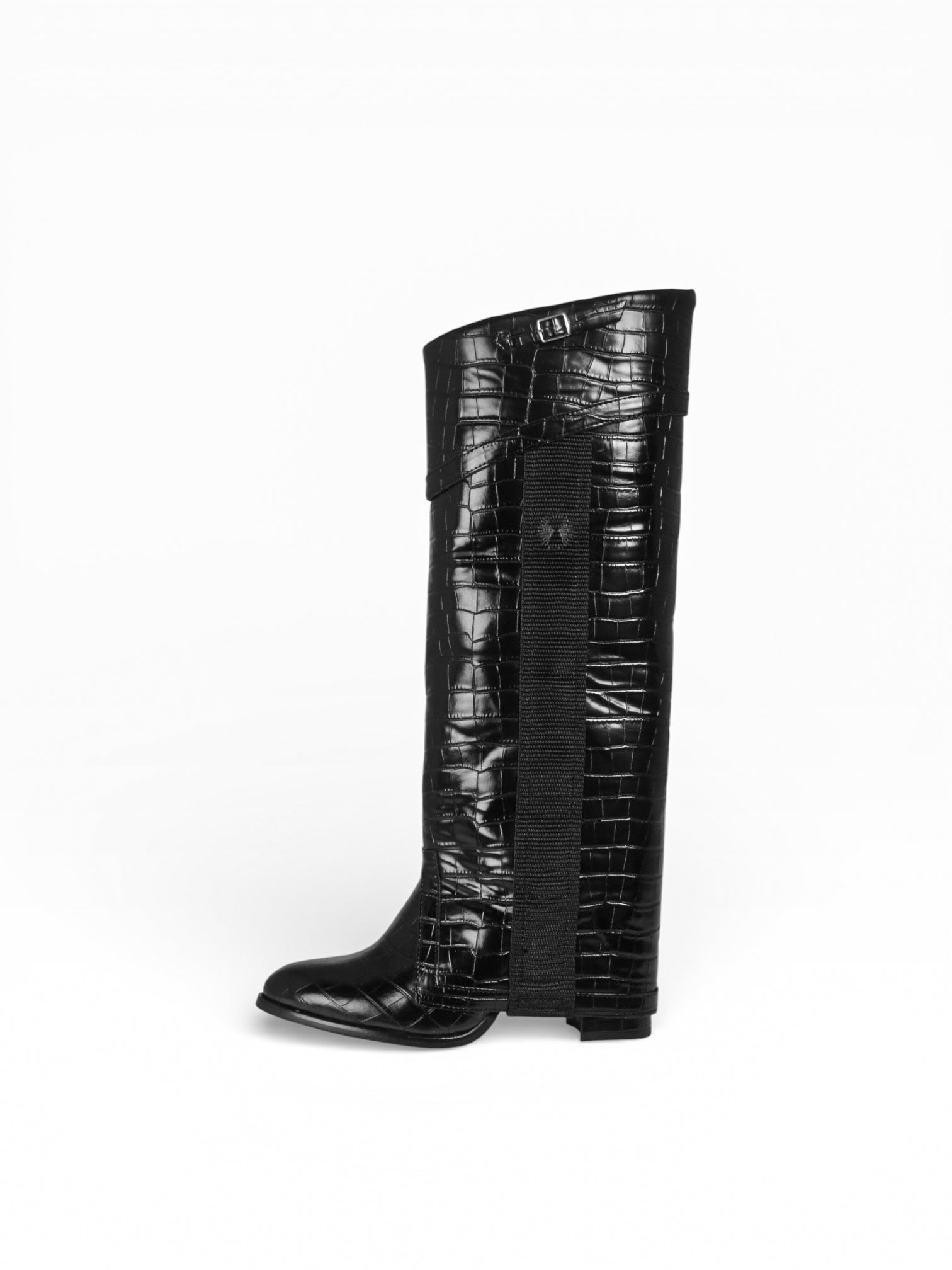 BB SERRA BLACK ECOCROCCO BLACK SOLE