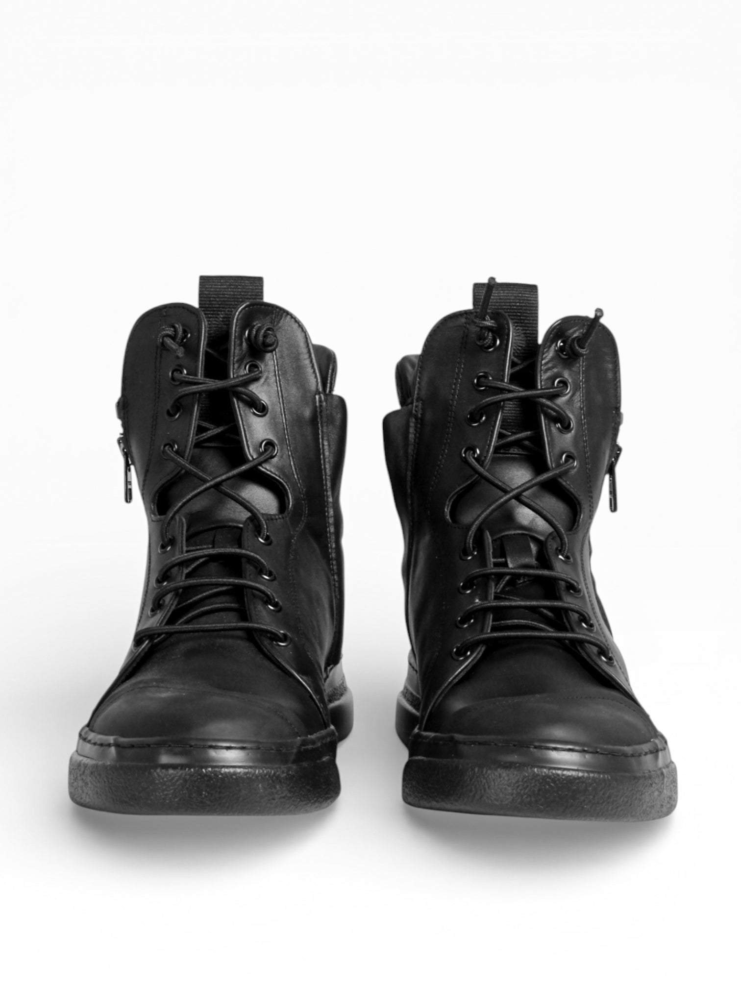 JOSEPH BLACK LEATHER BLACK SOLE