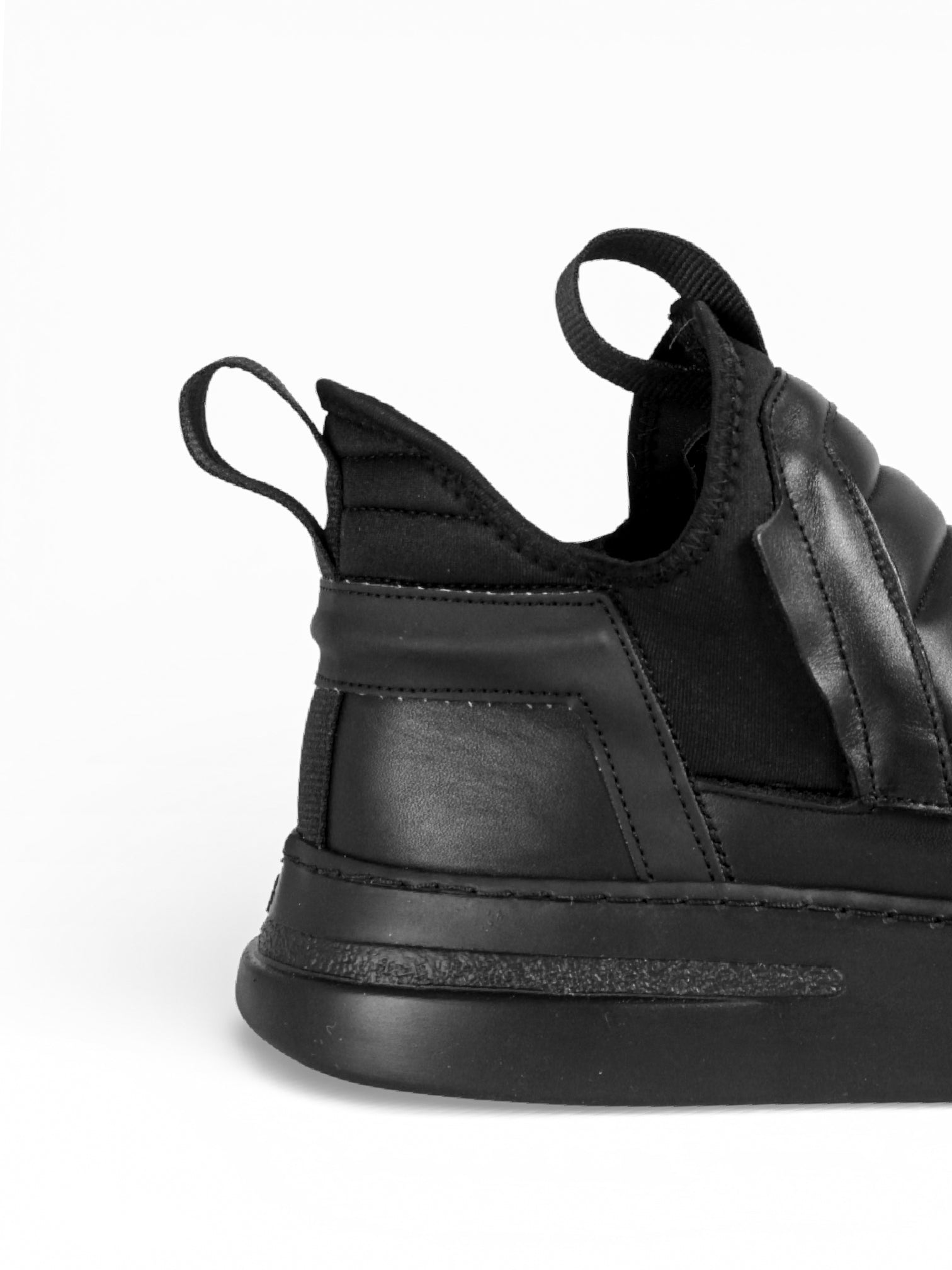 DAMPER BLACK LEATHER BLACK SOLE