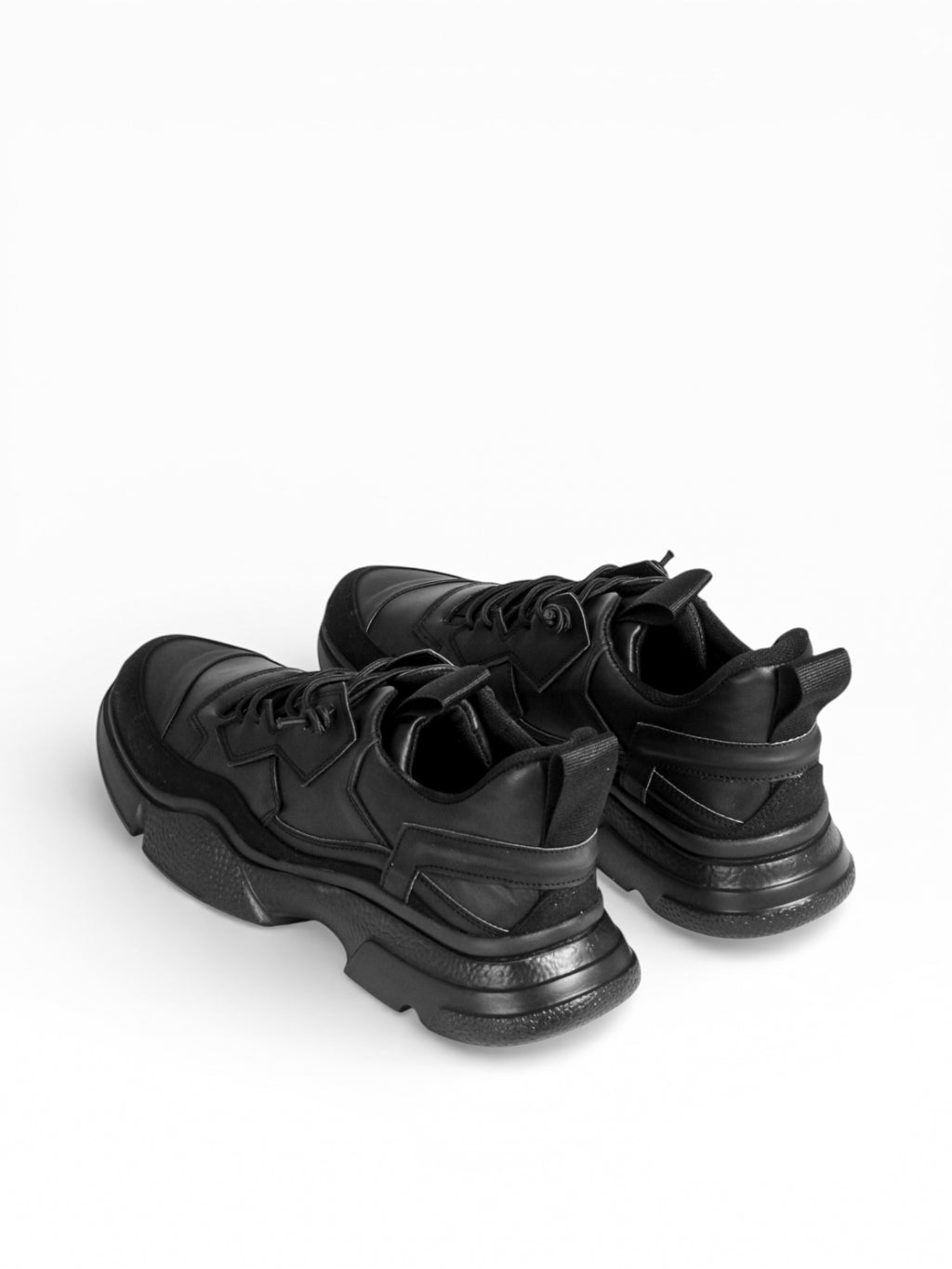 PULSAR - Black leather black sole