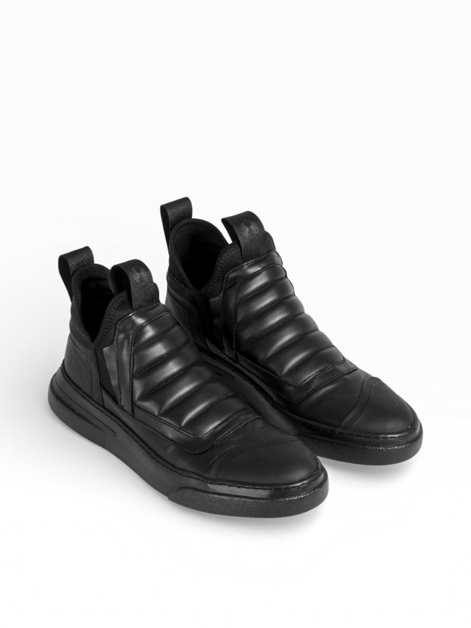 DAMPER - Black leather black sole