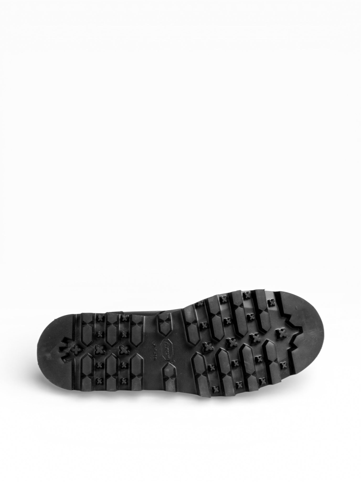 Herren Mid Boots aus schwarzem Leder mit doppeltem Reißverschluss und schwarzem Boden - DOC