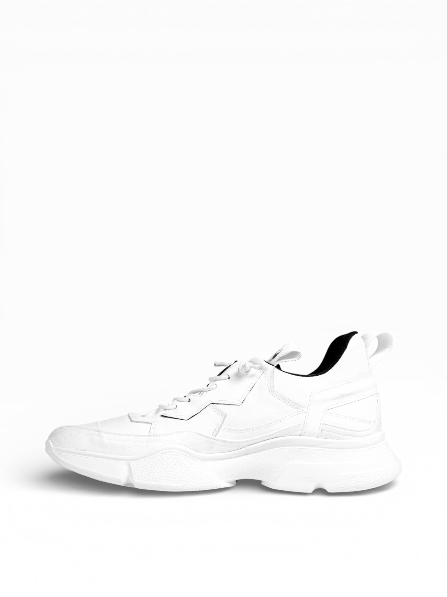 RUNNING WHITE LEATHER WHITE SOLE
