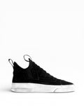 DAMPER WASHED BLACK SUEDE WHITE SOLE