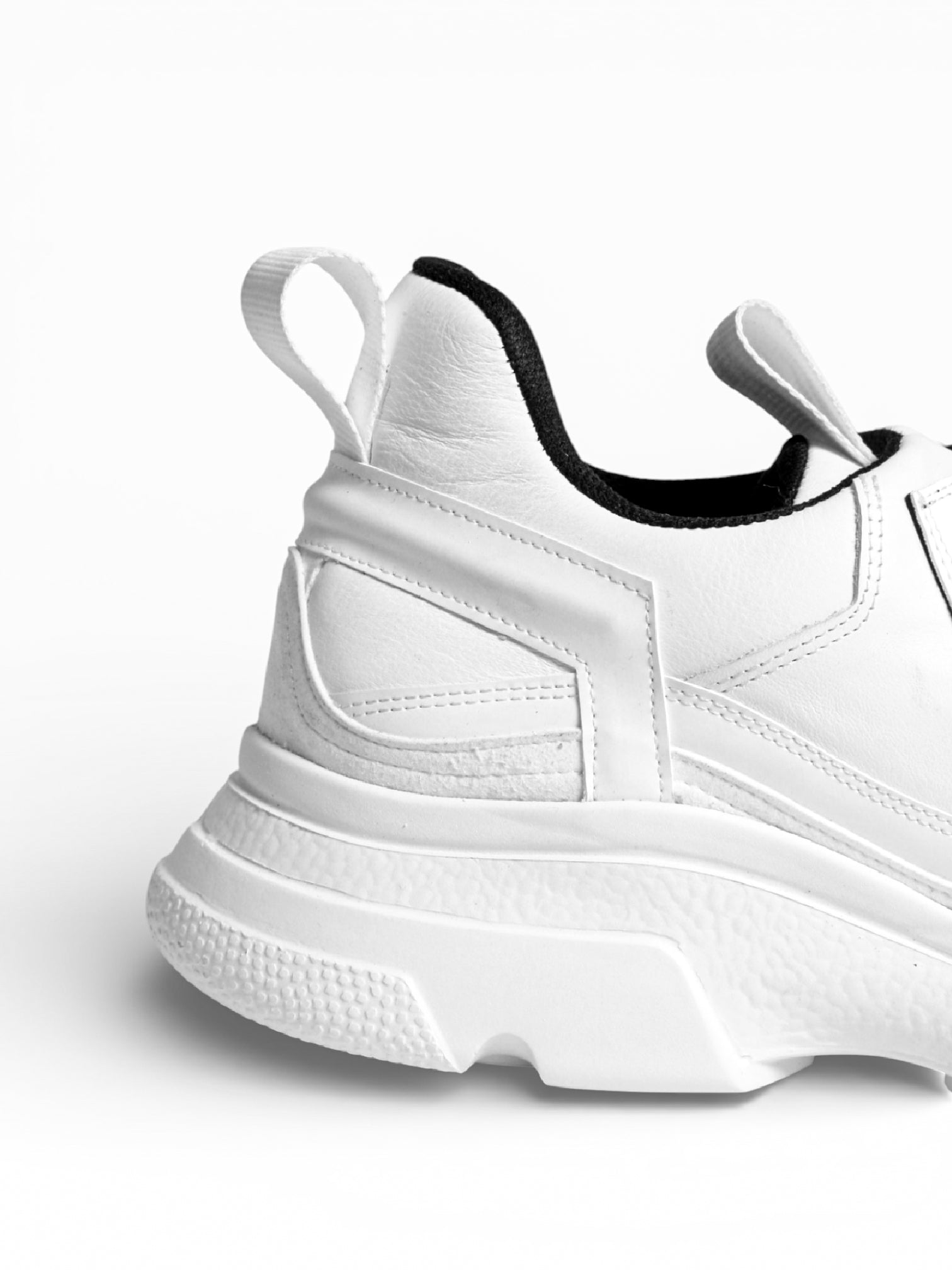 RUNNING WHITE LEATHER WHITE SOLE
