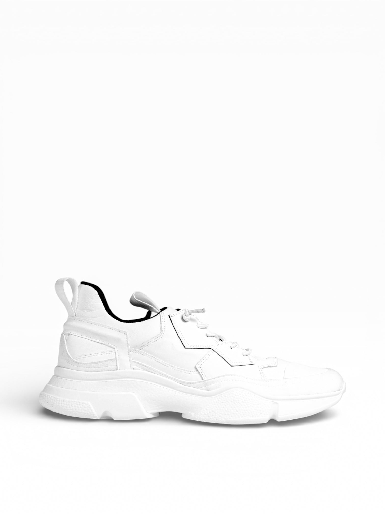 BB PULSAR - White leather white sole