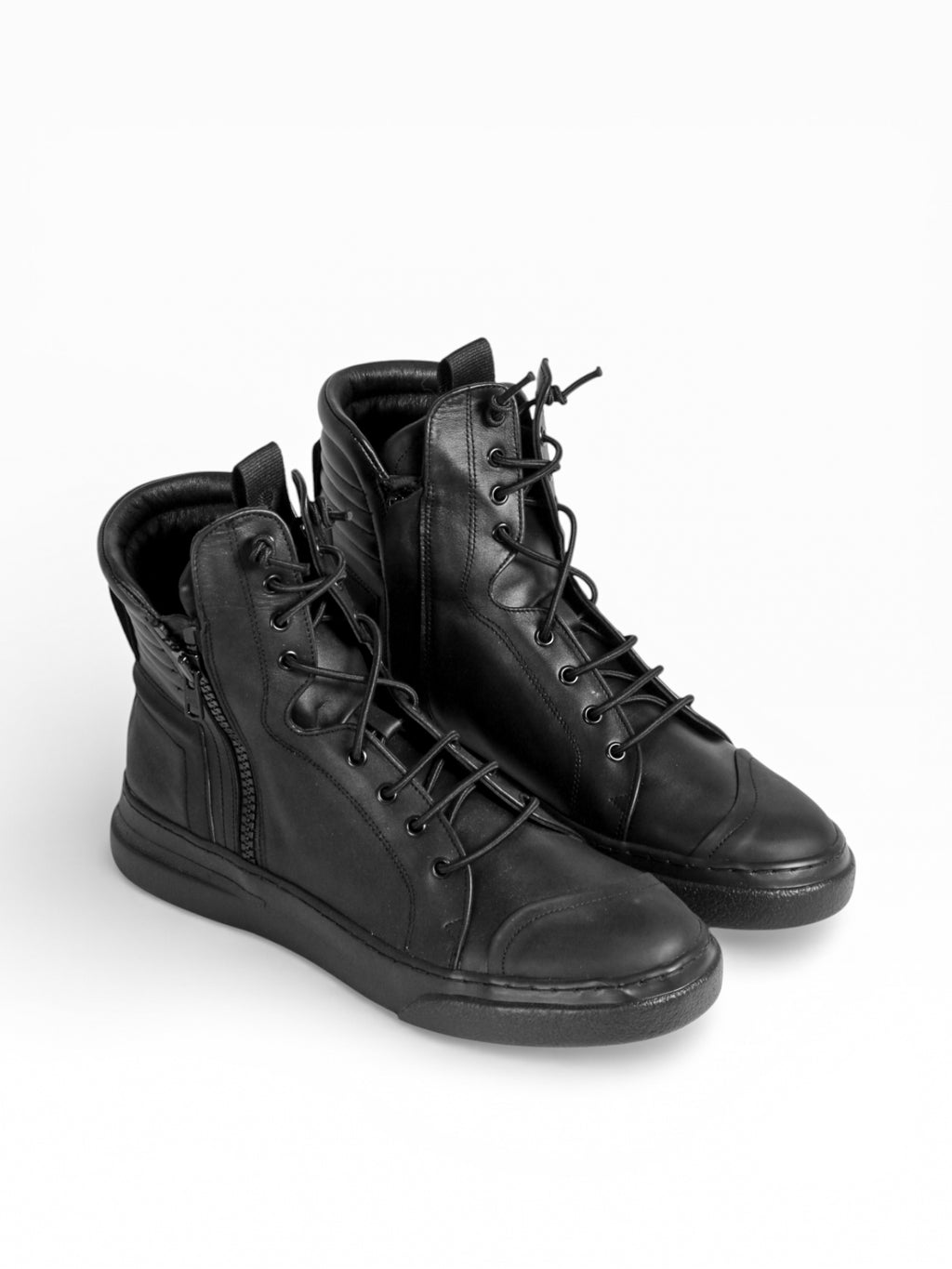 JOSEPH BLACK LEATHER BLACK SOLE