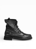 BIC BLACK LEATHER BLACK SOLE