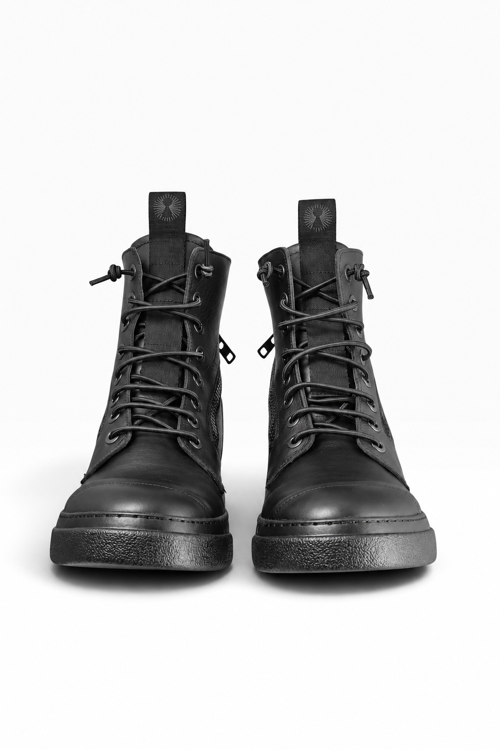 BREAK – Stivaletto uomo in pelle nera con doppia zip