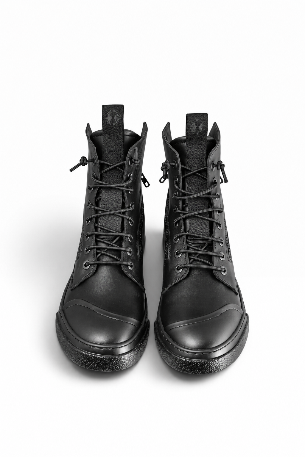BREAK – Stivaletto uomo in pelle nera con doppia zip