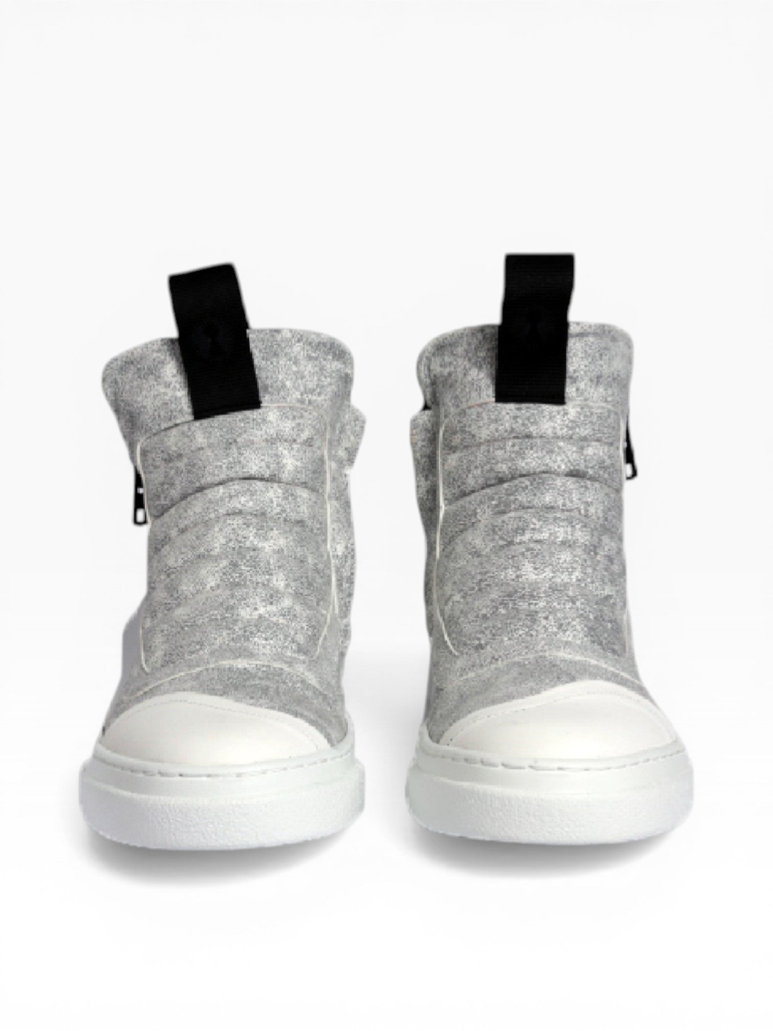 DAMPERZIP - White craclè white sole