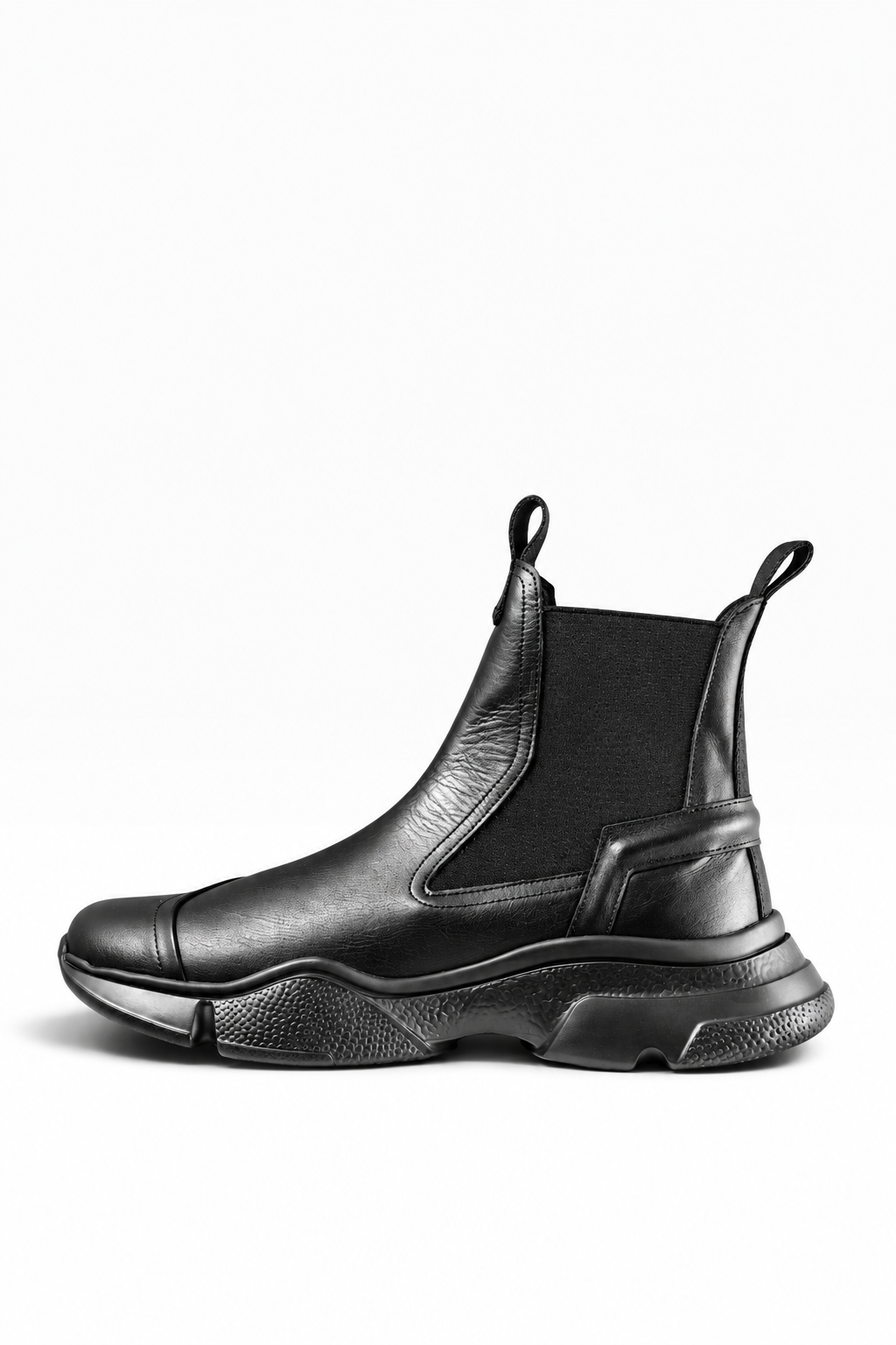 FLAYER X - Running beatles in pelle nera  fondo nero