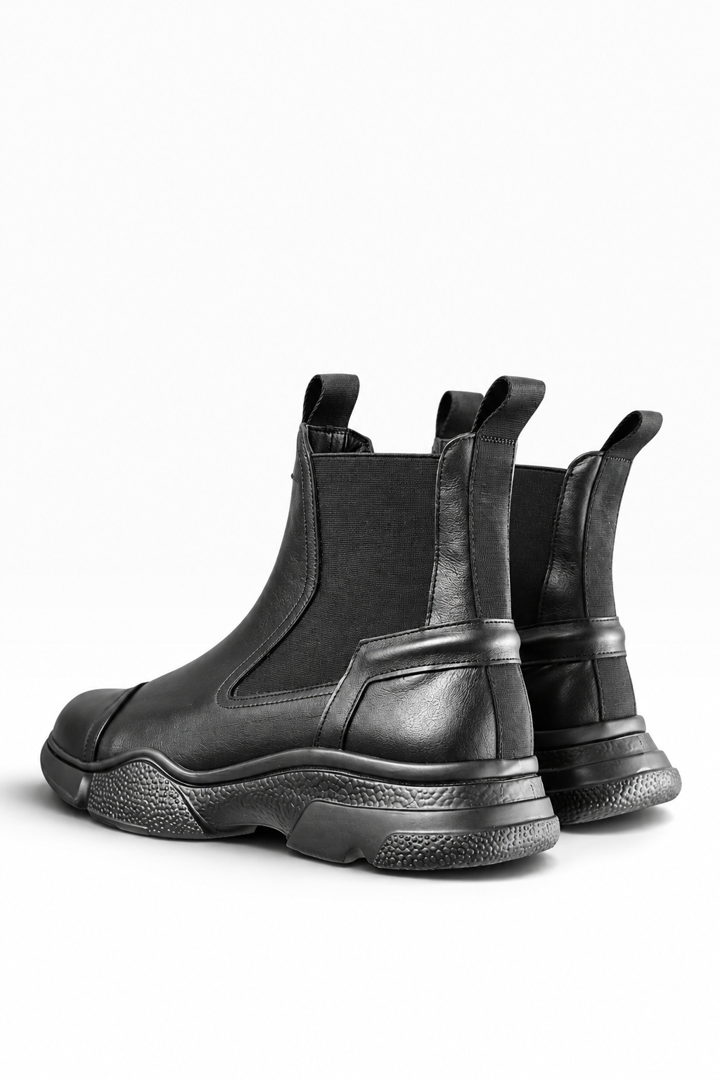 FLAYER X - Running beatles in pelle nera  fondo nero