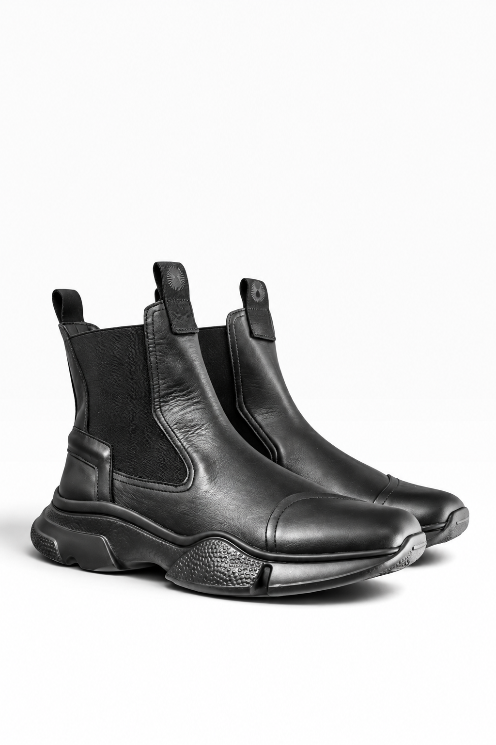 FLAYER X - Running beatles in pelle nera  fondo nero