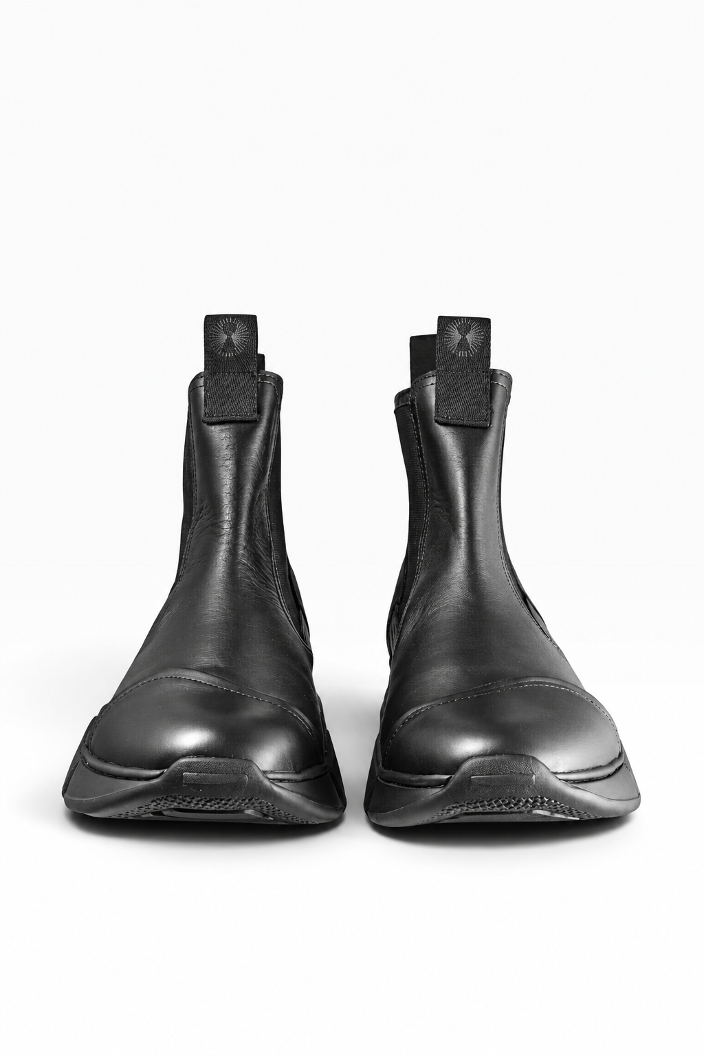 FLAYER X - Running beatles in pelle nera  fondo nero