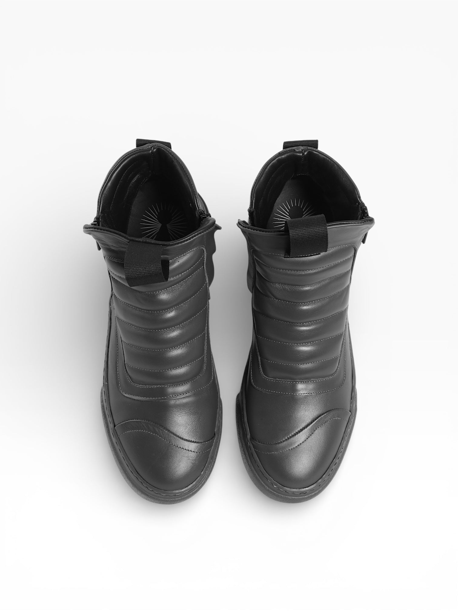 DAMPERZIP - Gray leather gray sole