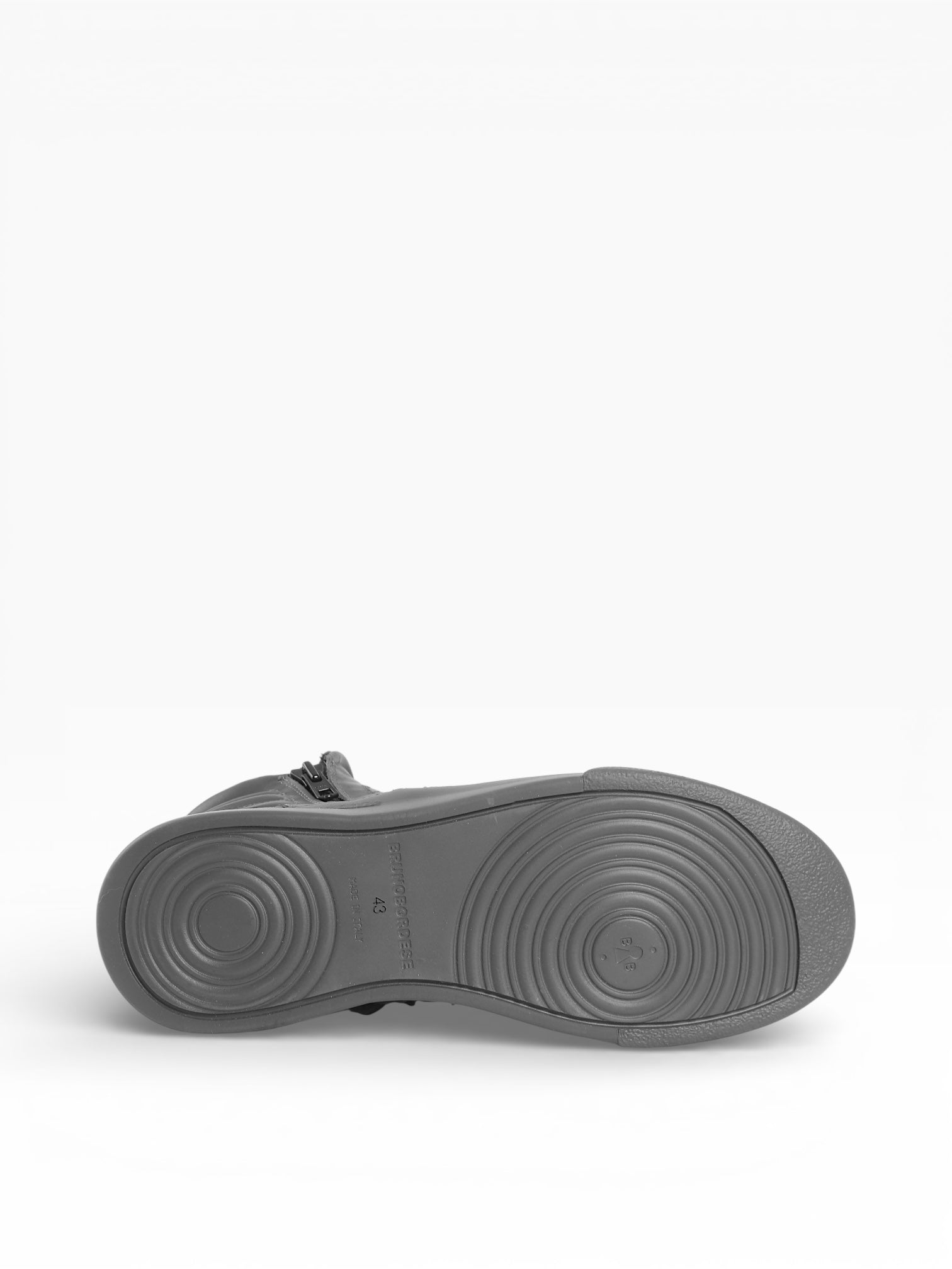 DAMPERZIP - Gray leather gray sole