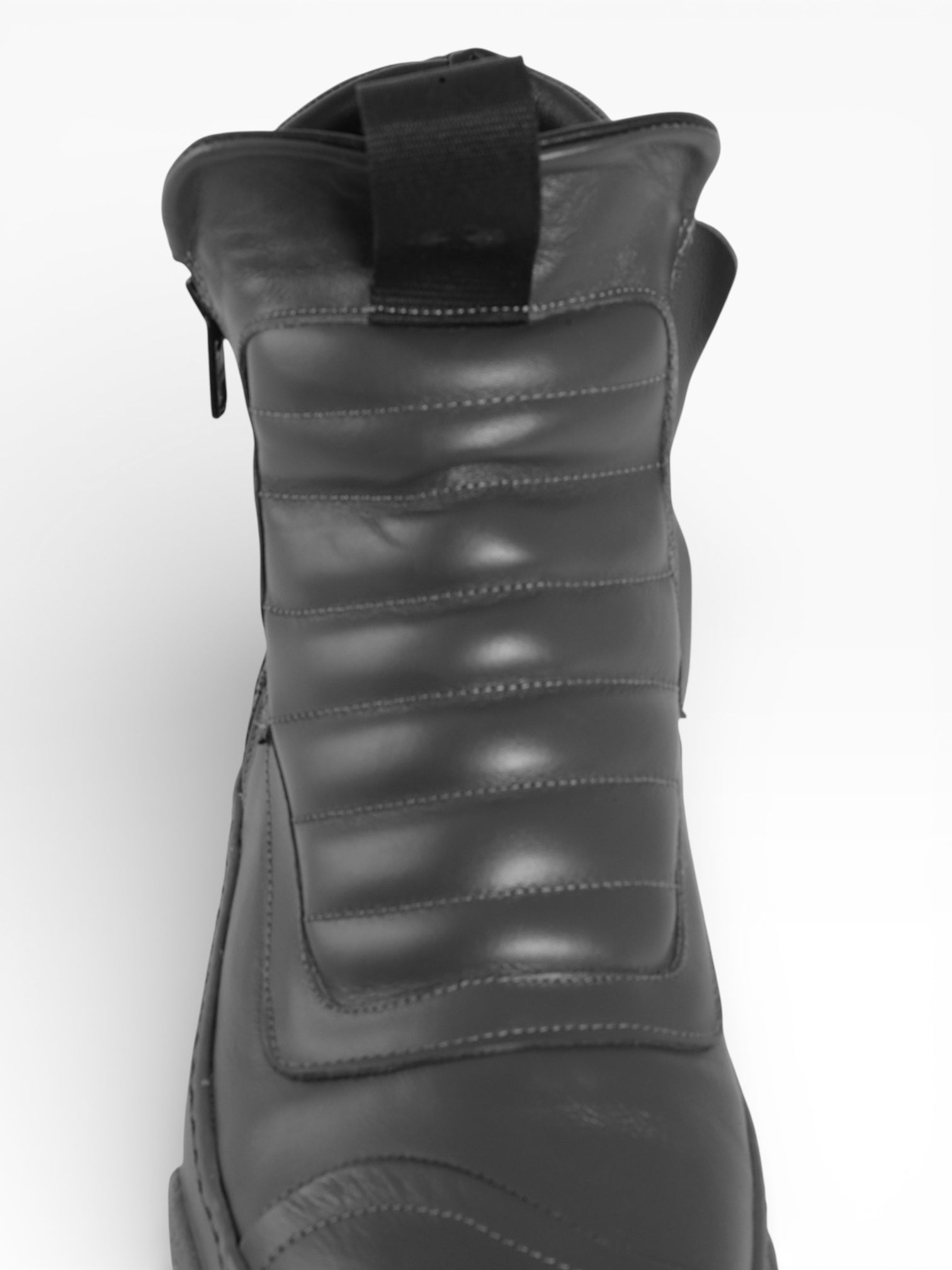 DAMPERZIP - Gray leather gray sole