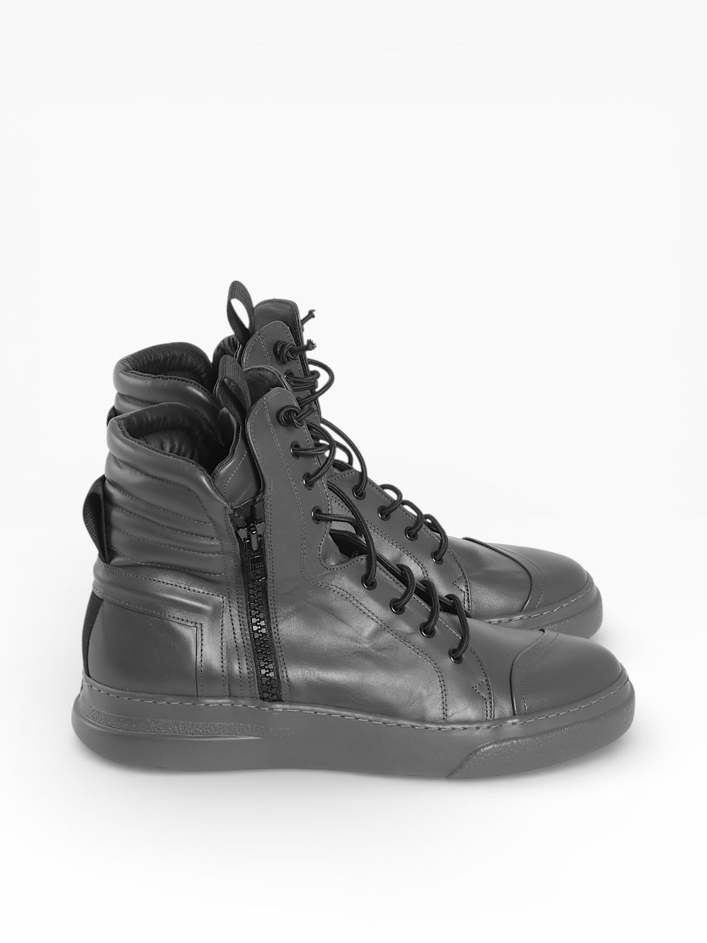 JOSEPH - Gray leather gray sole