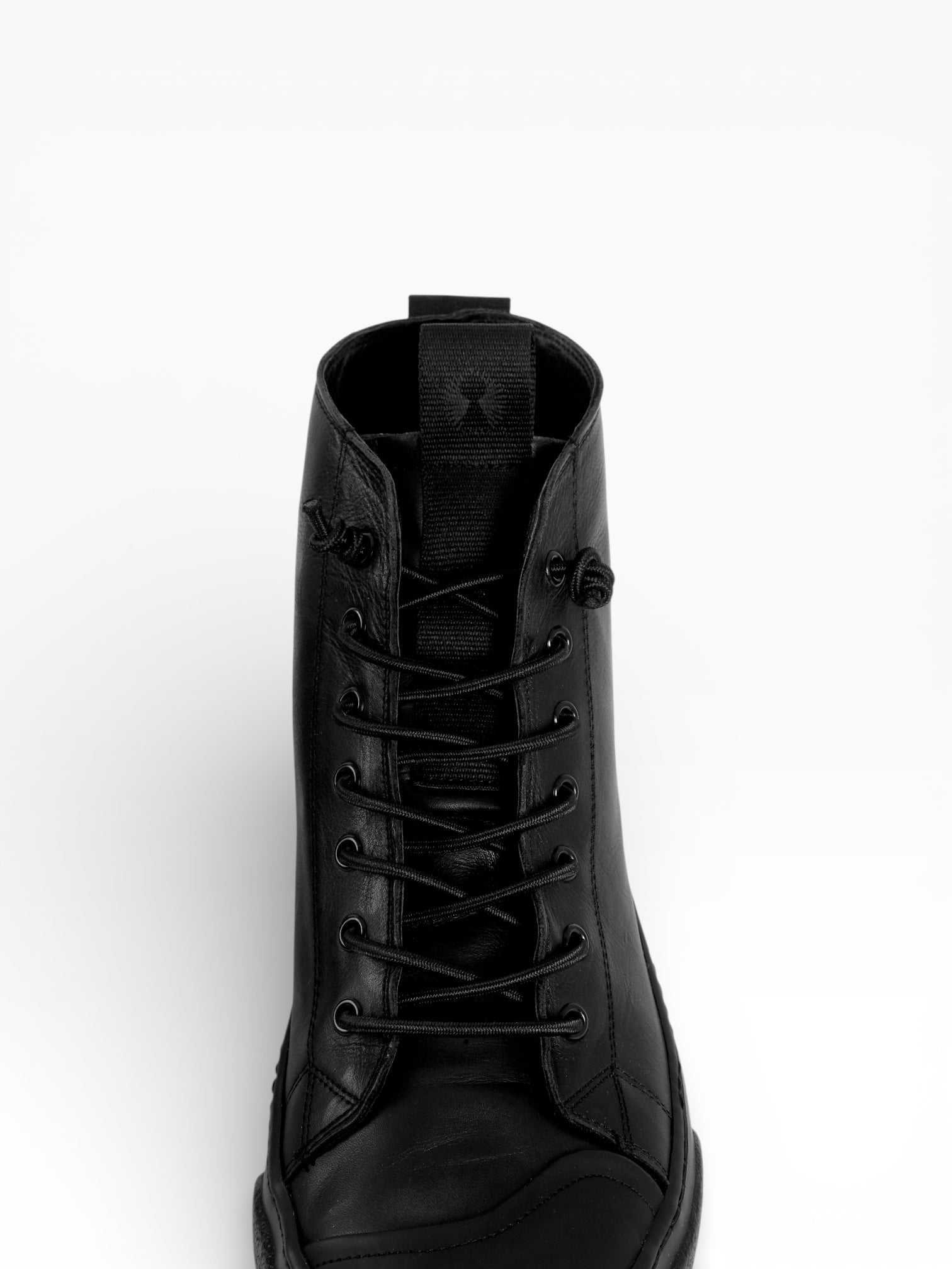 POLON BLACK LEATHER BLACK SOLE