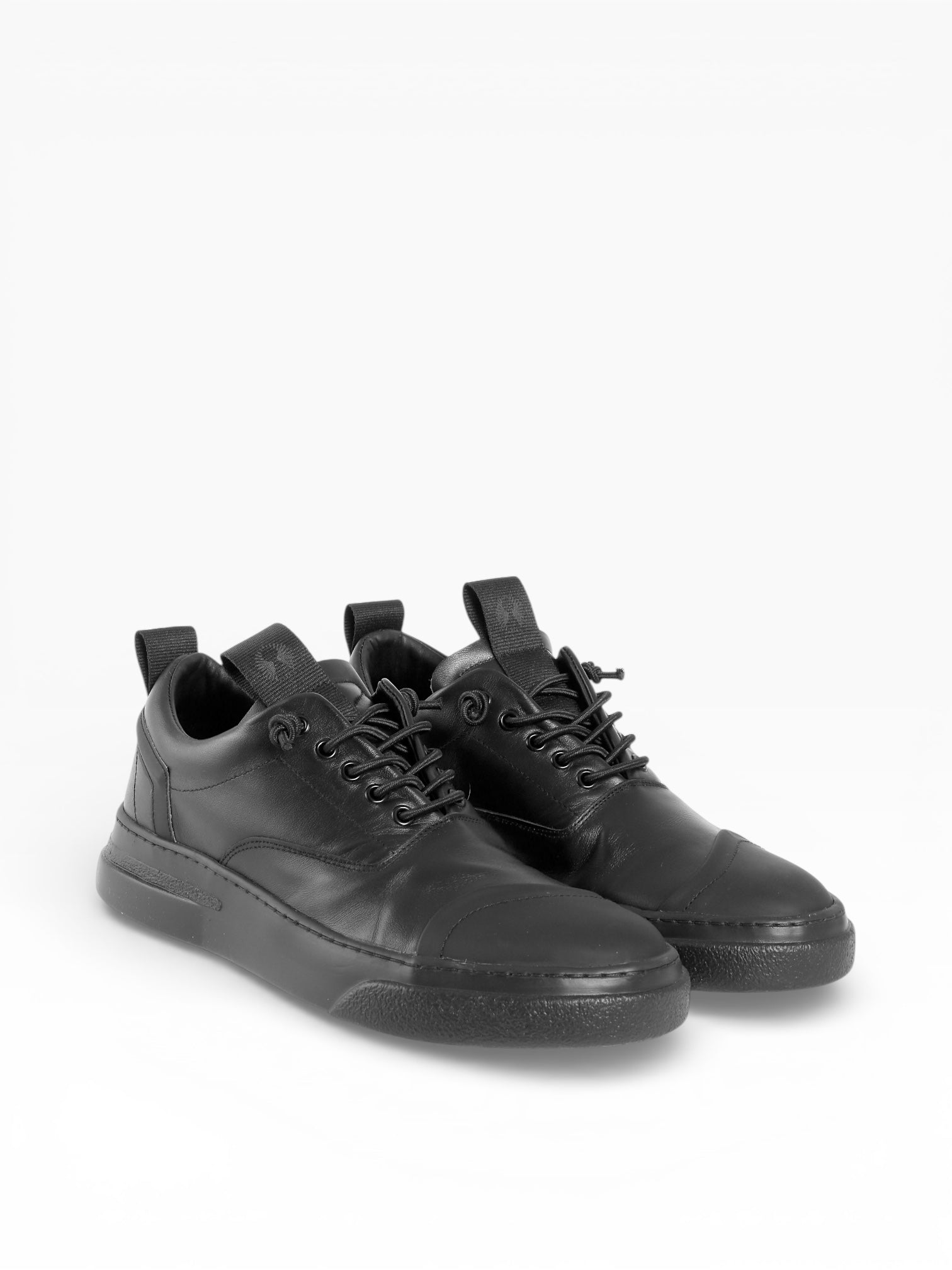 LOVE - Black leather black sole