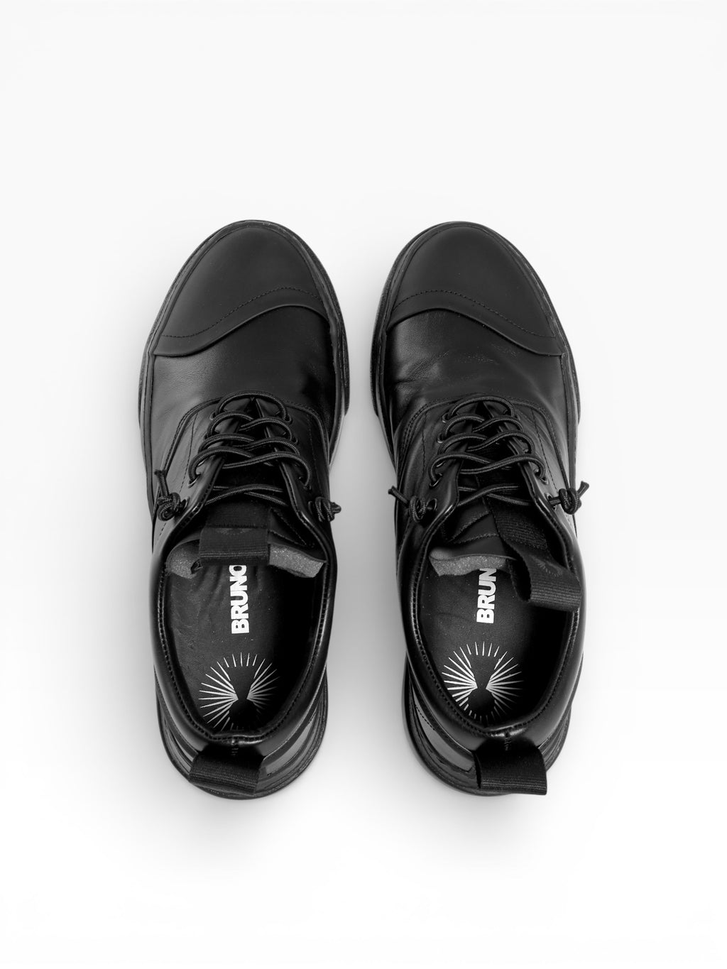 LOVE BLACK LEATHER BLACK SOLE