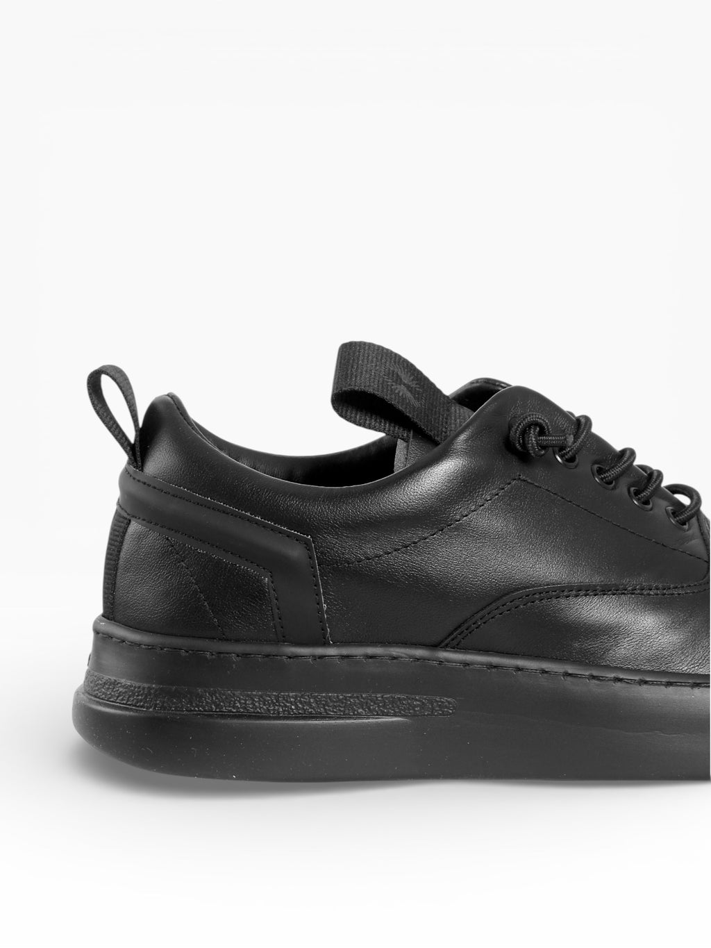 LOVE BLACK LEATHER BLACK SOLE