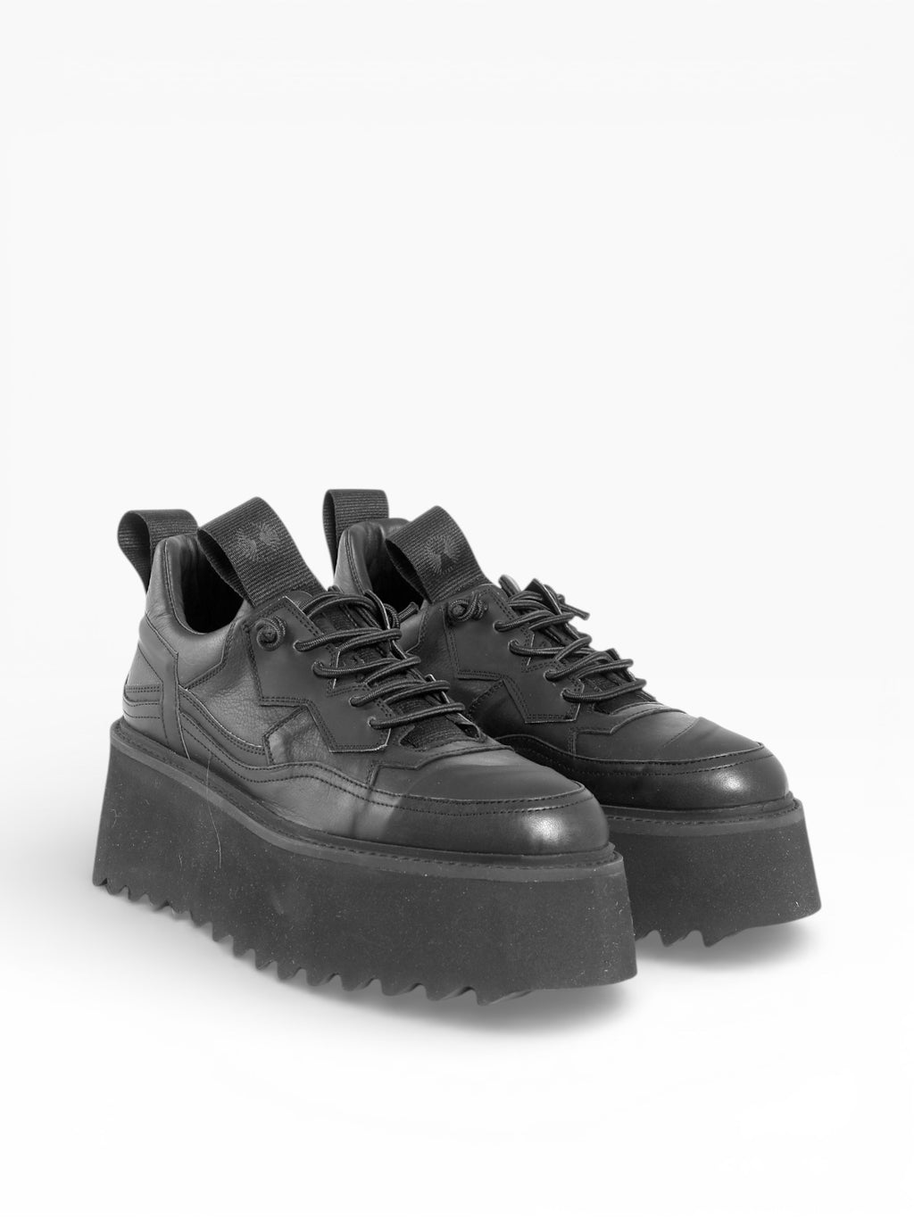 TRON - Black leather black sole