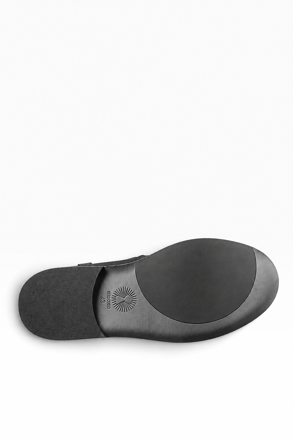 LEAM – Schwarzer Lederstiefel mit Ledersohle