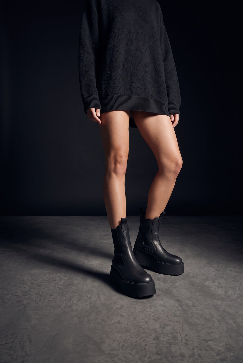 BABI – Stivaletto beatles in pelle nera