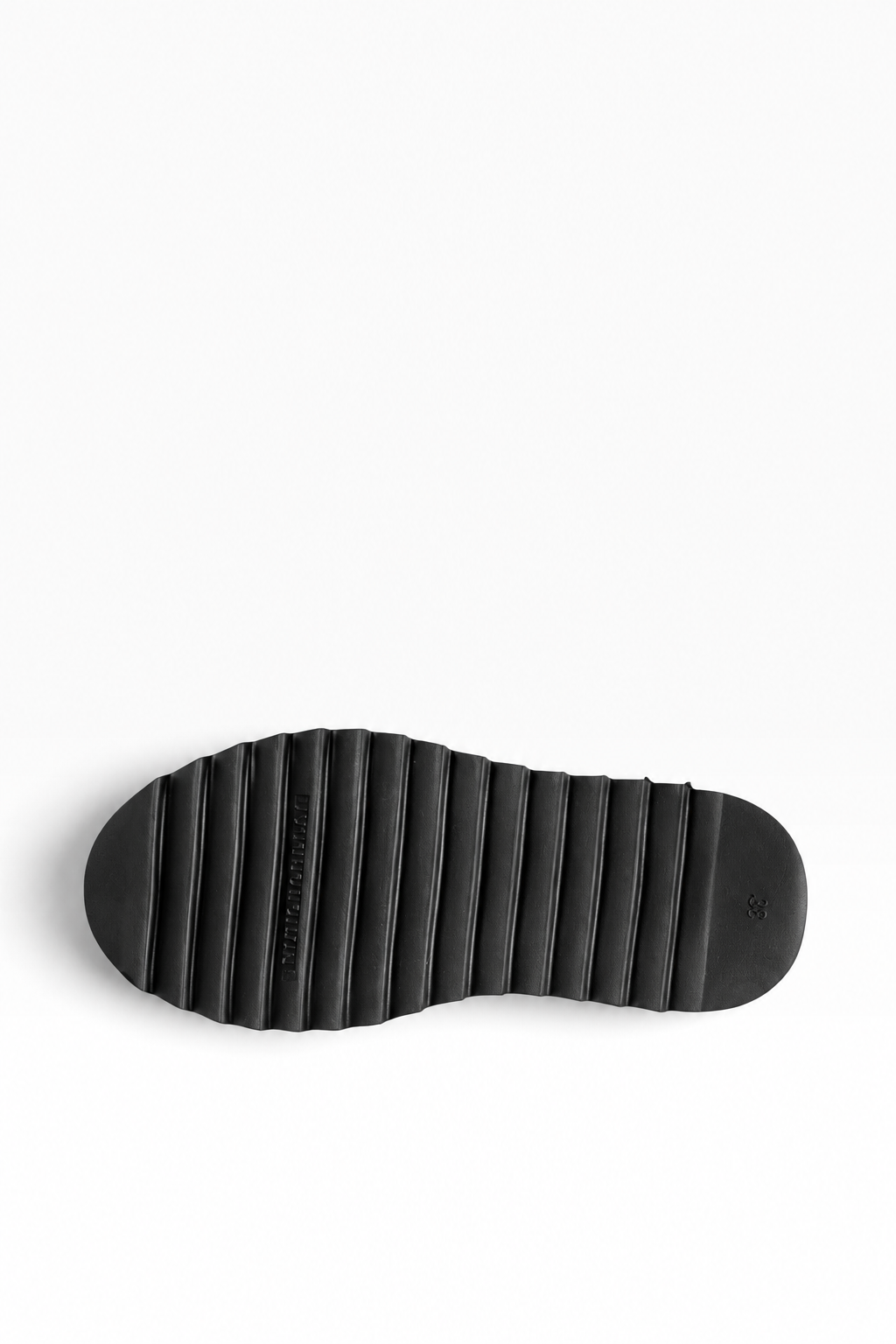 BABI – Beatles-stiefelette aus schwarzem leder mit plateausohle